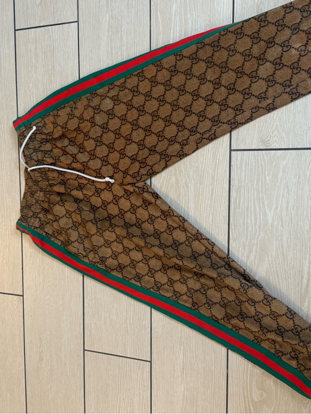 Preloved Gucci Brown Monogram Track Pants size xl - Picture 2 of 13